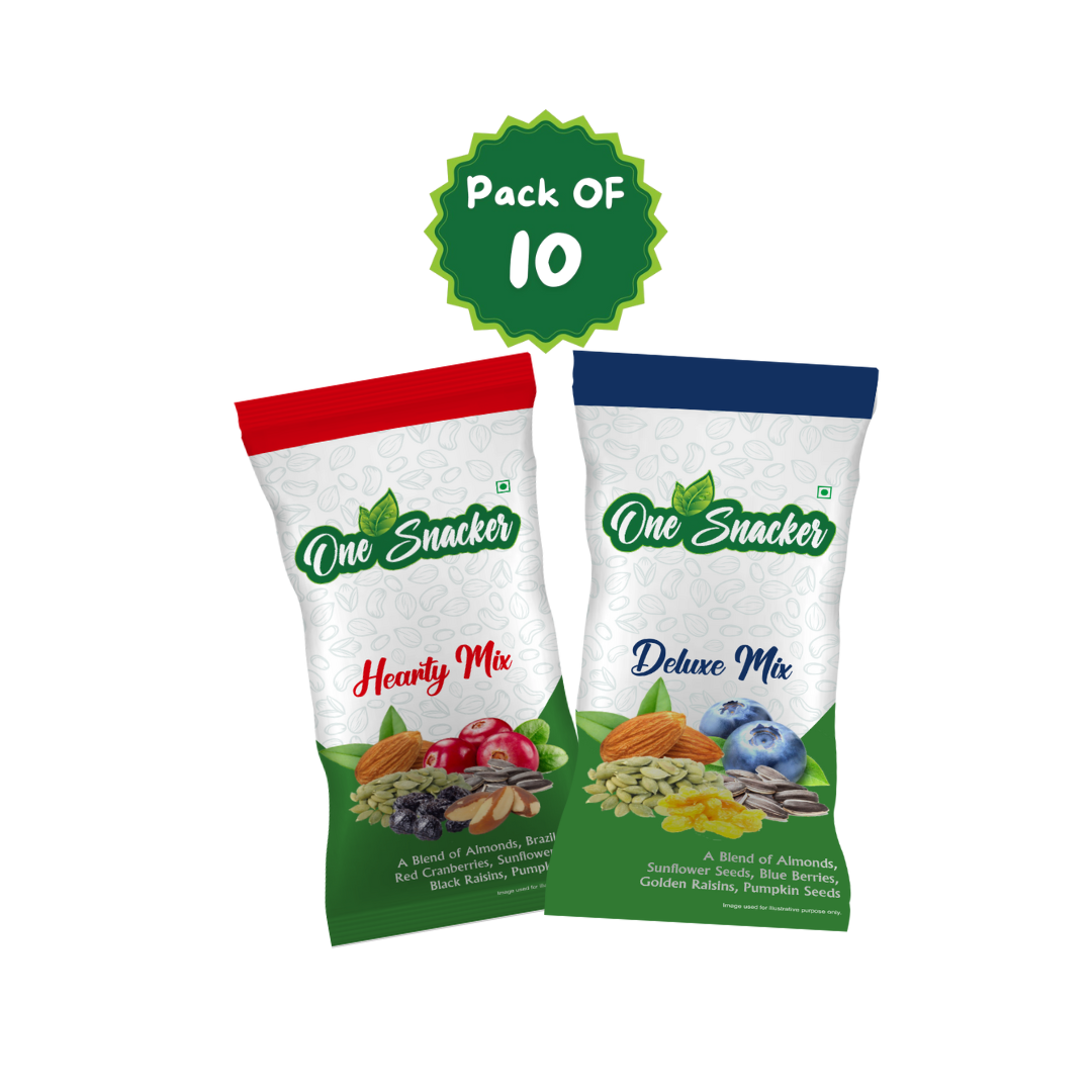 Combo Pack Of 10 (Hearty Mix and Deluxe Mix)